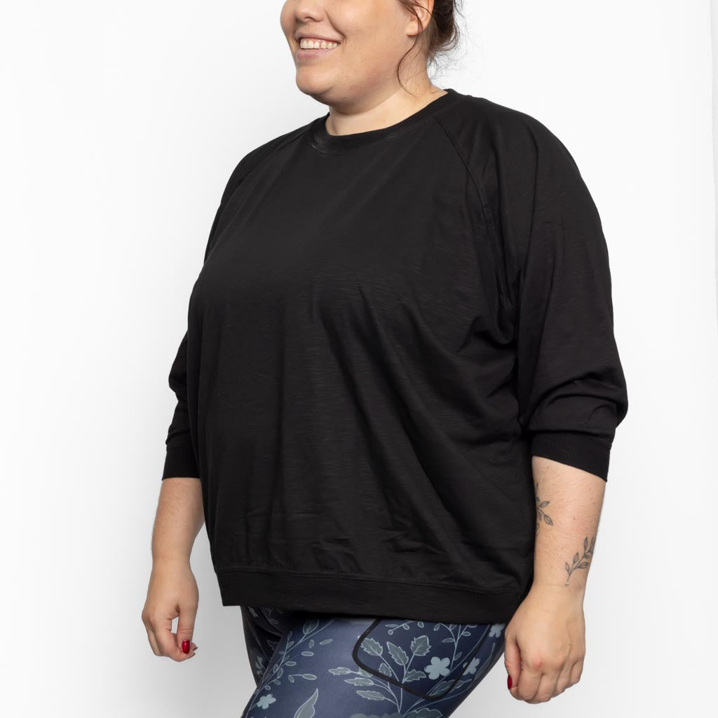 Marley Relaxed Black Shirt