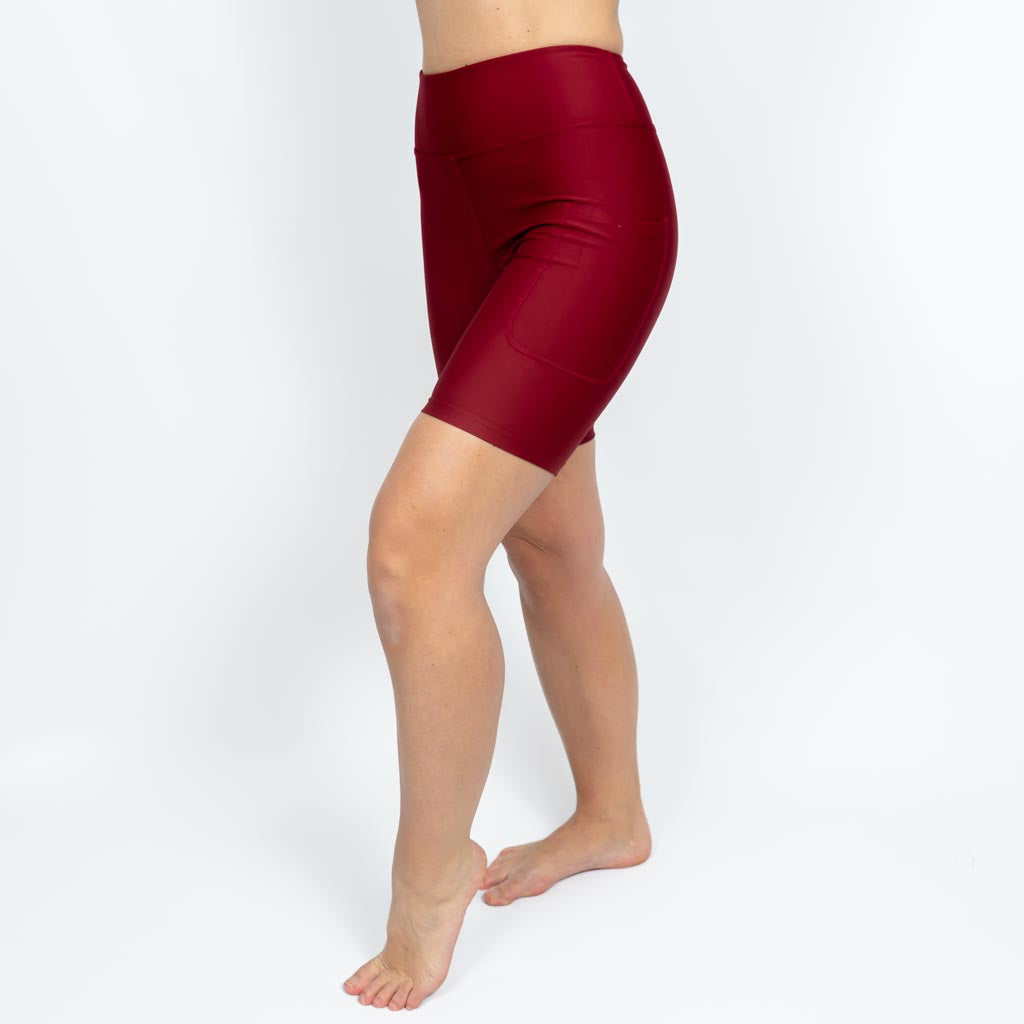 Signature Bordeaux Shorts