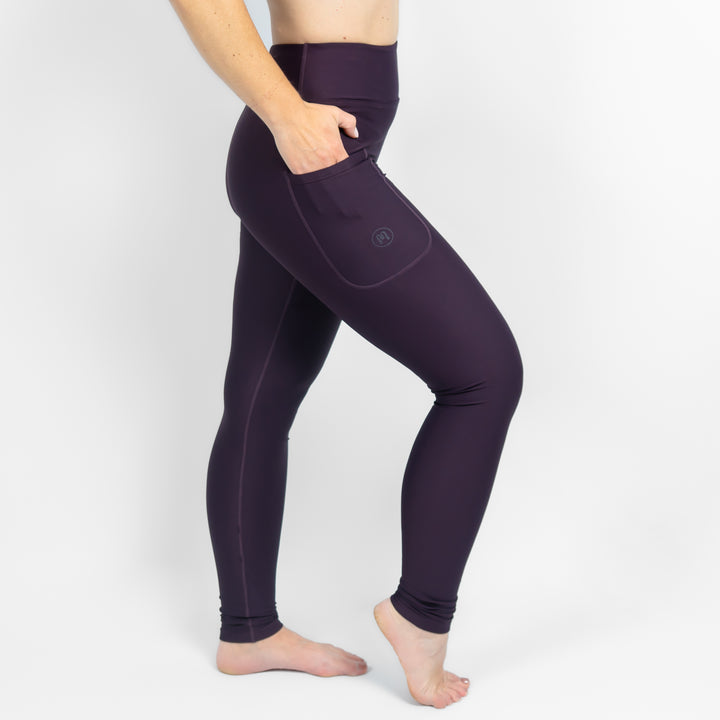 Signature Deep Plum Leggings