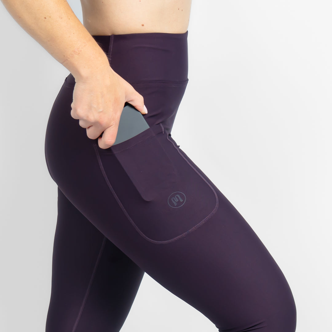 Signature Deep Plum Leggings