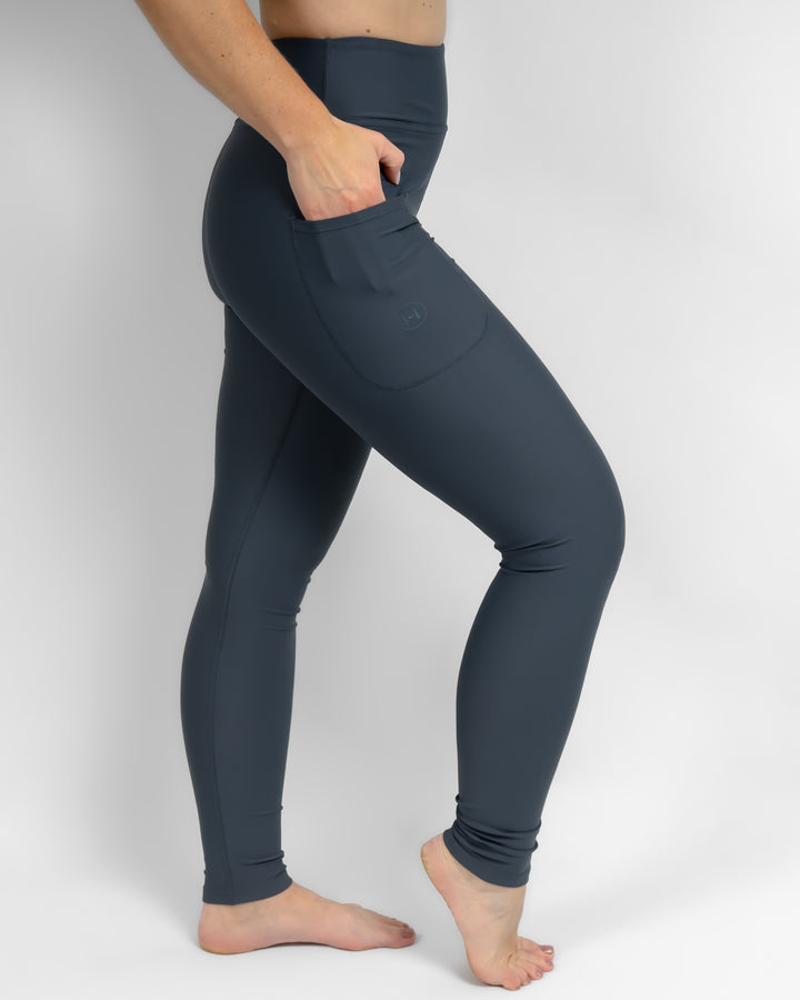 Signature Dusty Blue Leggings