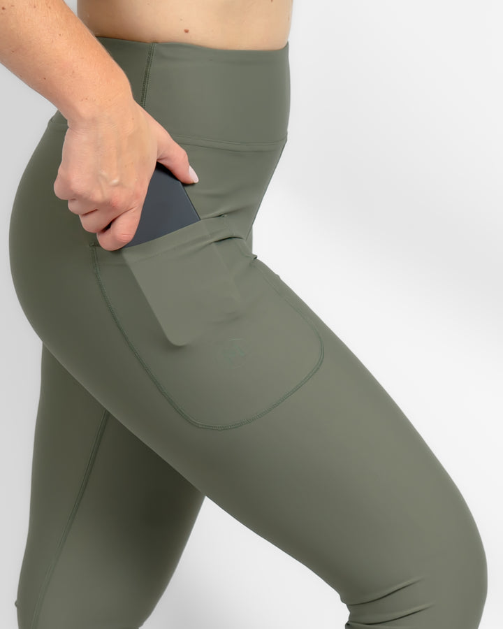 Signature Dusty Green Leggings