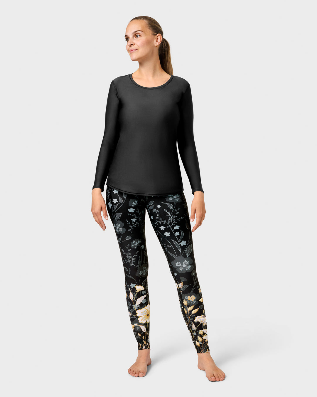 Signature Elegant Floral Leggings