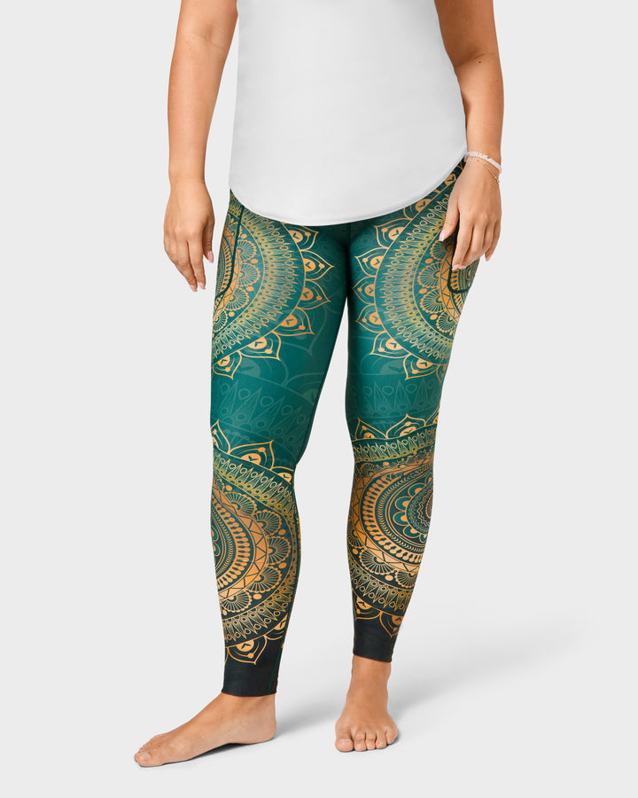 Signature Emerald Mandala Leggings