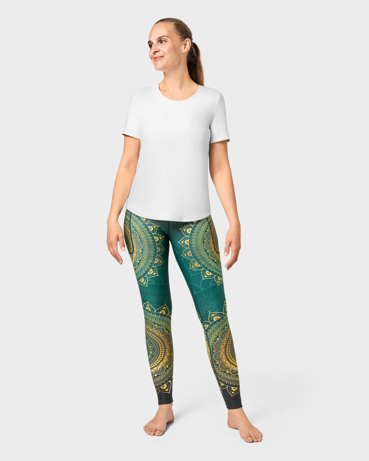 Signature Emerald Mandala Leggings