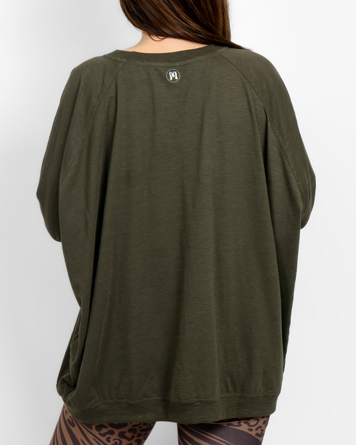 Marley Relaxed Deep Olive Shirt