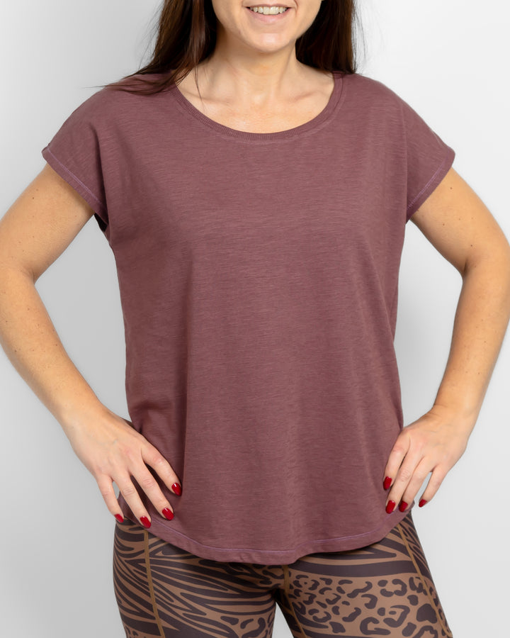 Marley Relaxed Dusty Rose T-Shirt