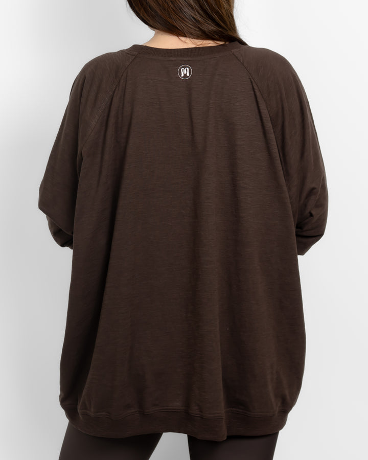 Marley Relaxed Mocha Brown Shirt