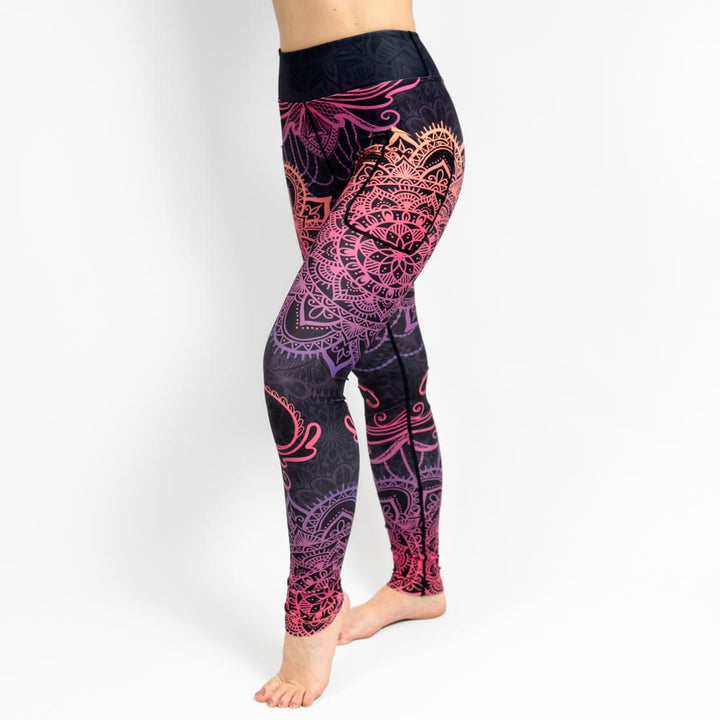 Signature Peach Mandala Leggings