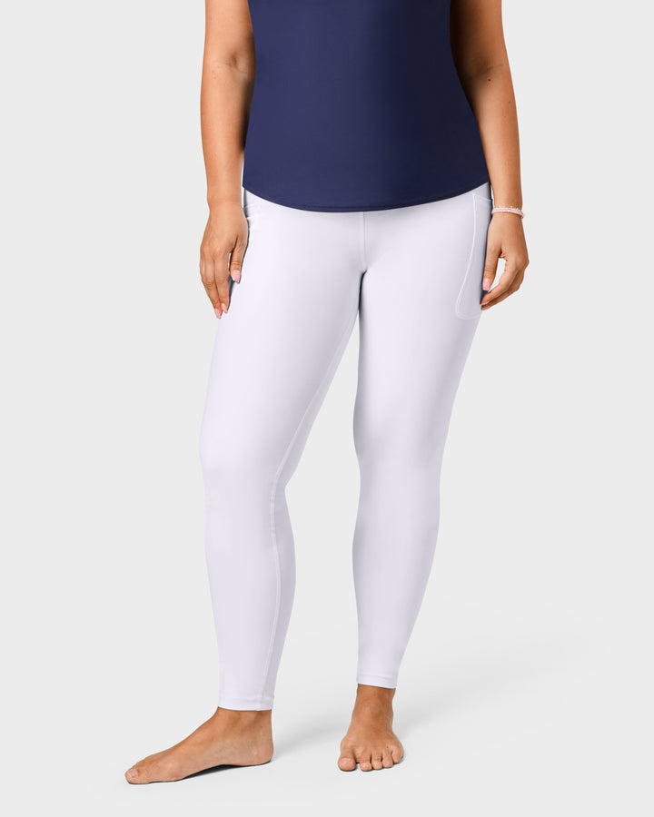 Signature White Leggings