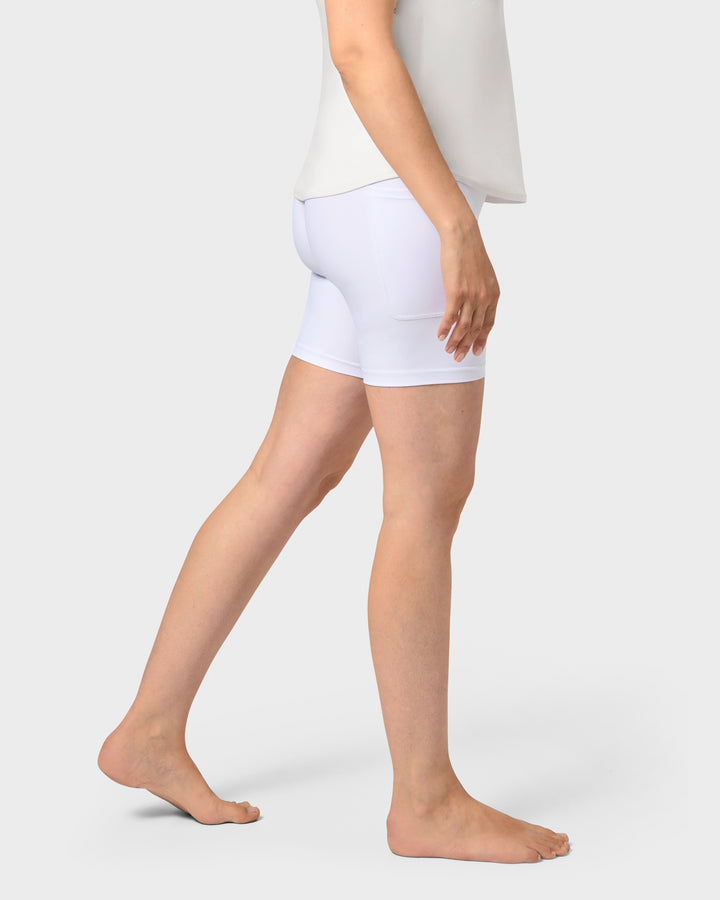 Signature White Shorts